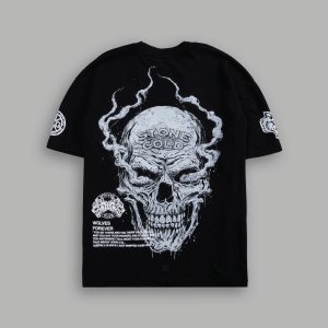 Stone Cold Riddick Premium Oversized Tee in Black