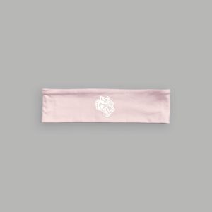Wolf Head Wide Headband in Warm Blush