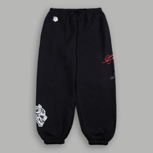 Sin Again Unisex Lightweight Lounger Sweat Pants in Black