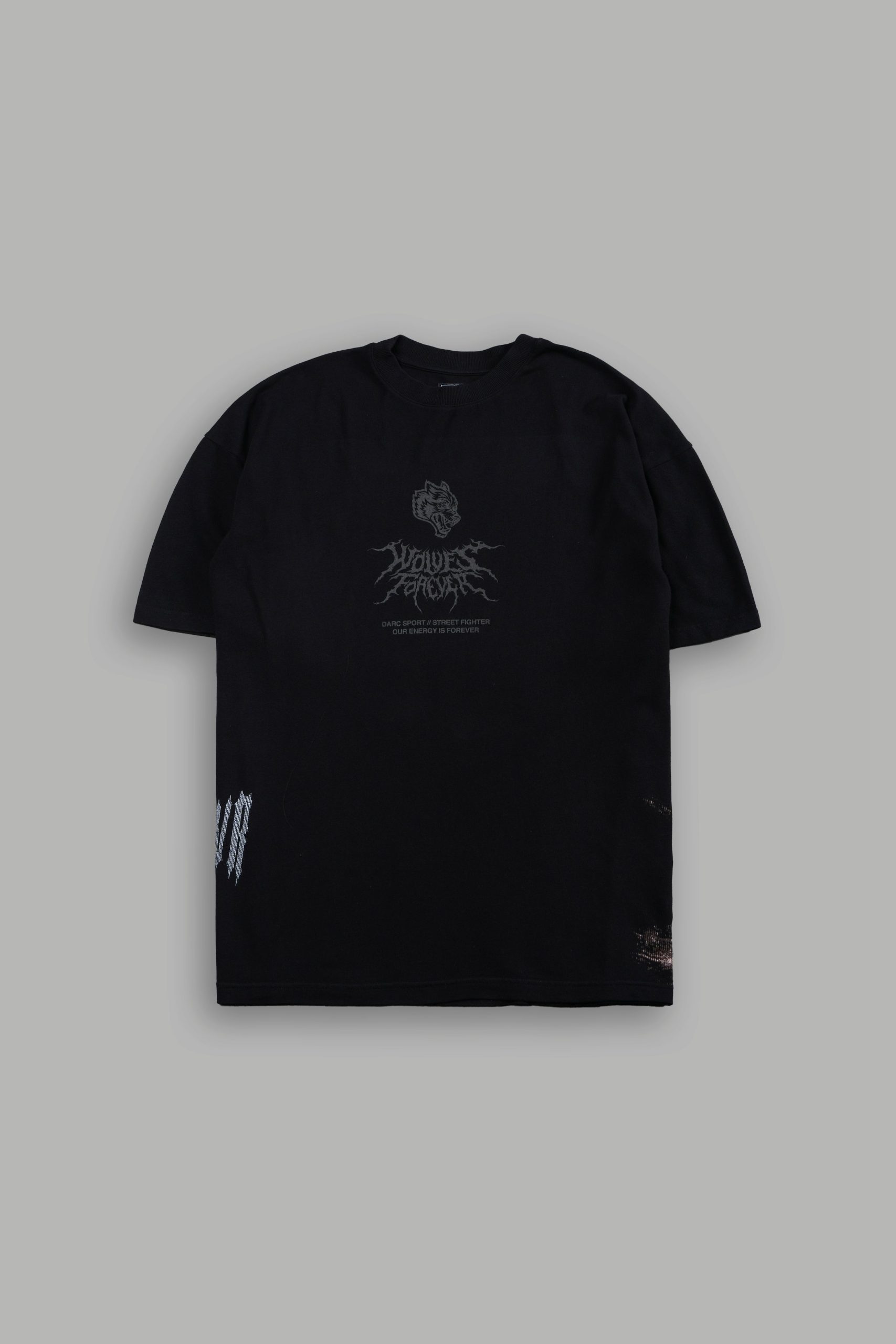 Darc Ken Side By Side Series Premium Oversized Tee in Black - Image 3
