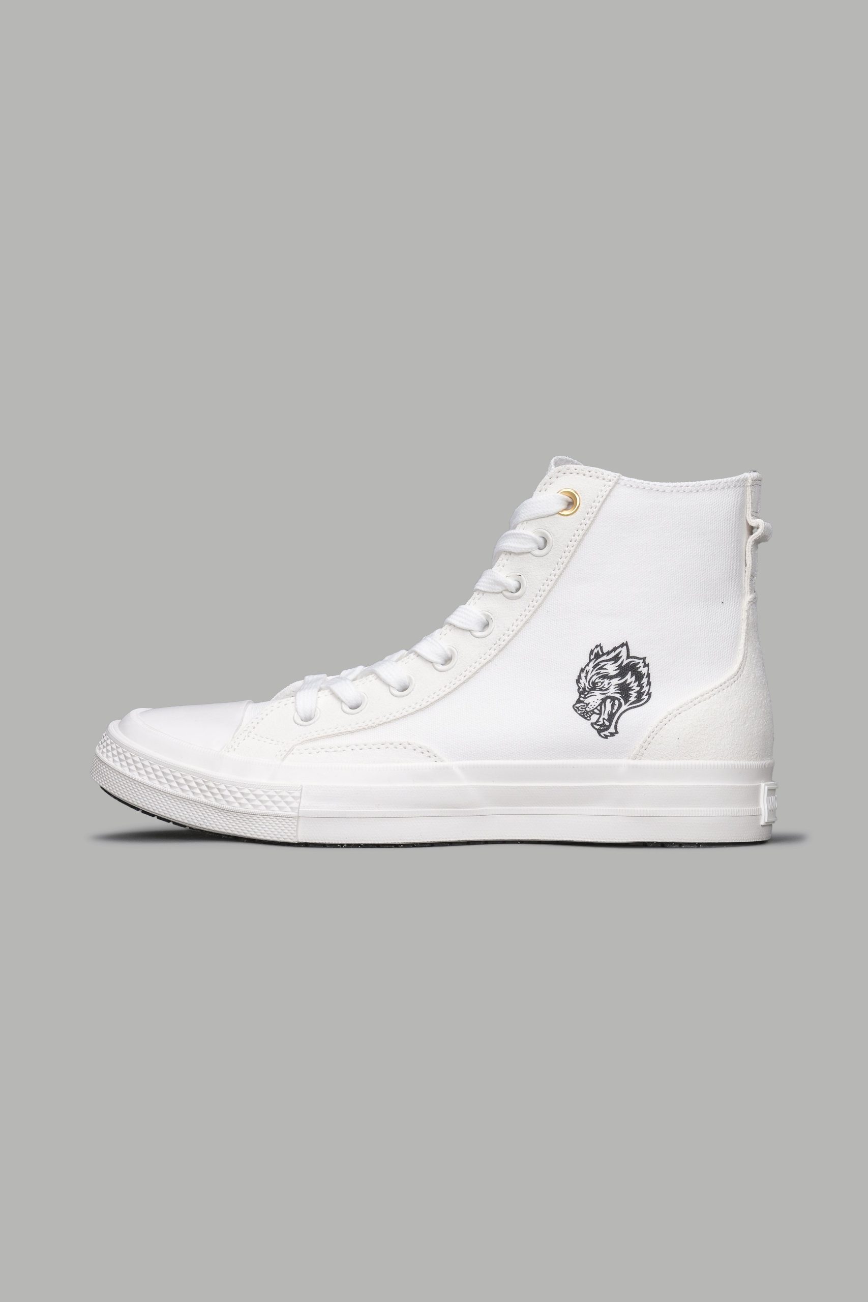 Wolves Forever Sueded Walk 1-DIOS High Top Shoe in White