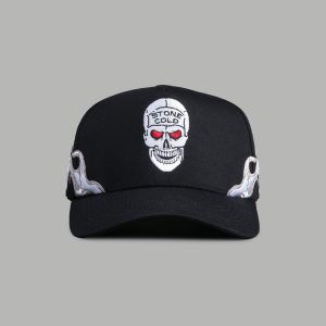 Stone Cold Riddick 5 Panel Hat in Black