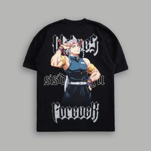 Breath Of Wolves Premium Oversized Tee in Black