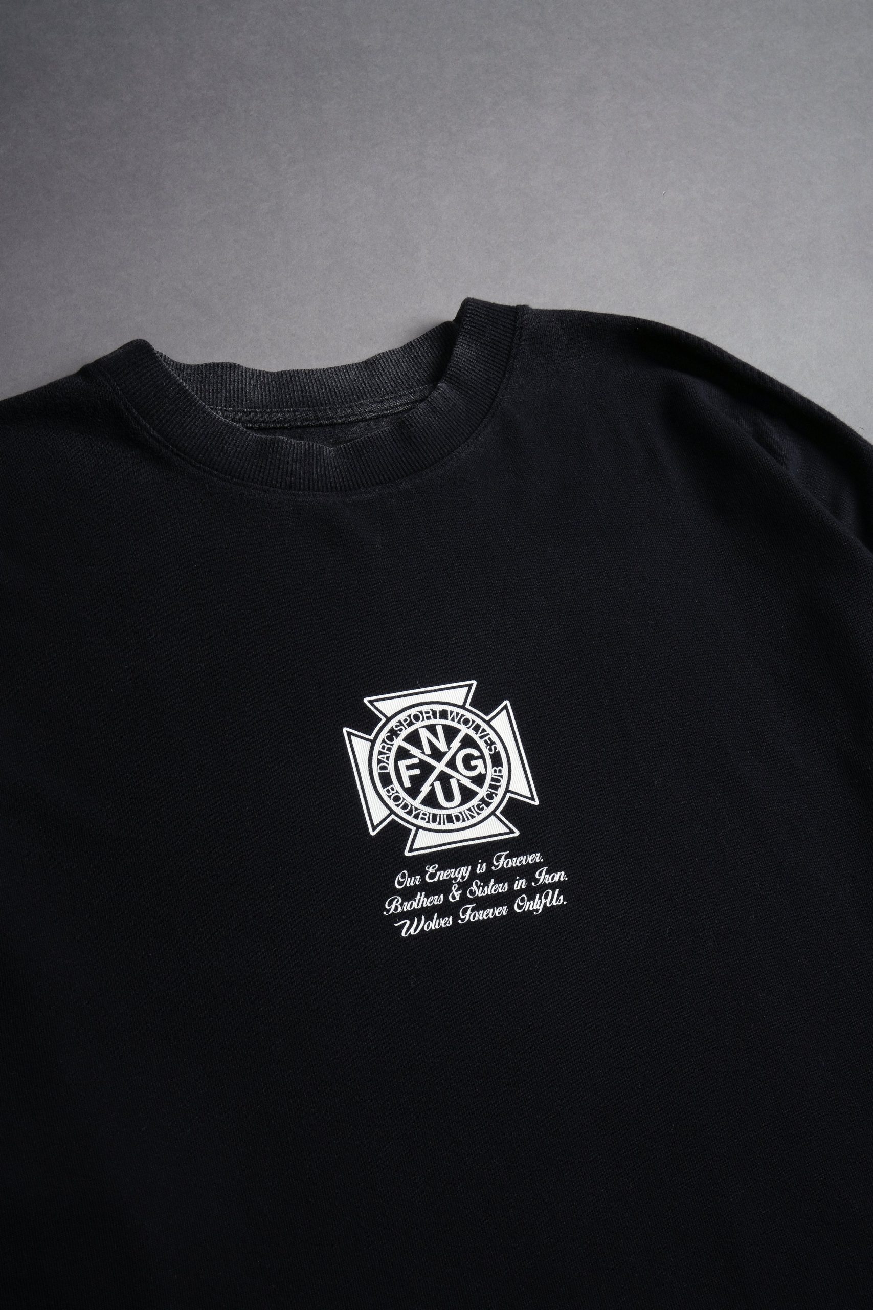 Our Lineage Premium Oversized Tee in Black - Image 5