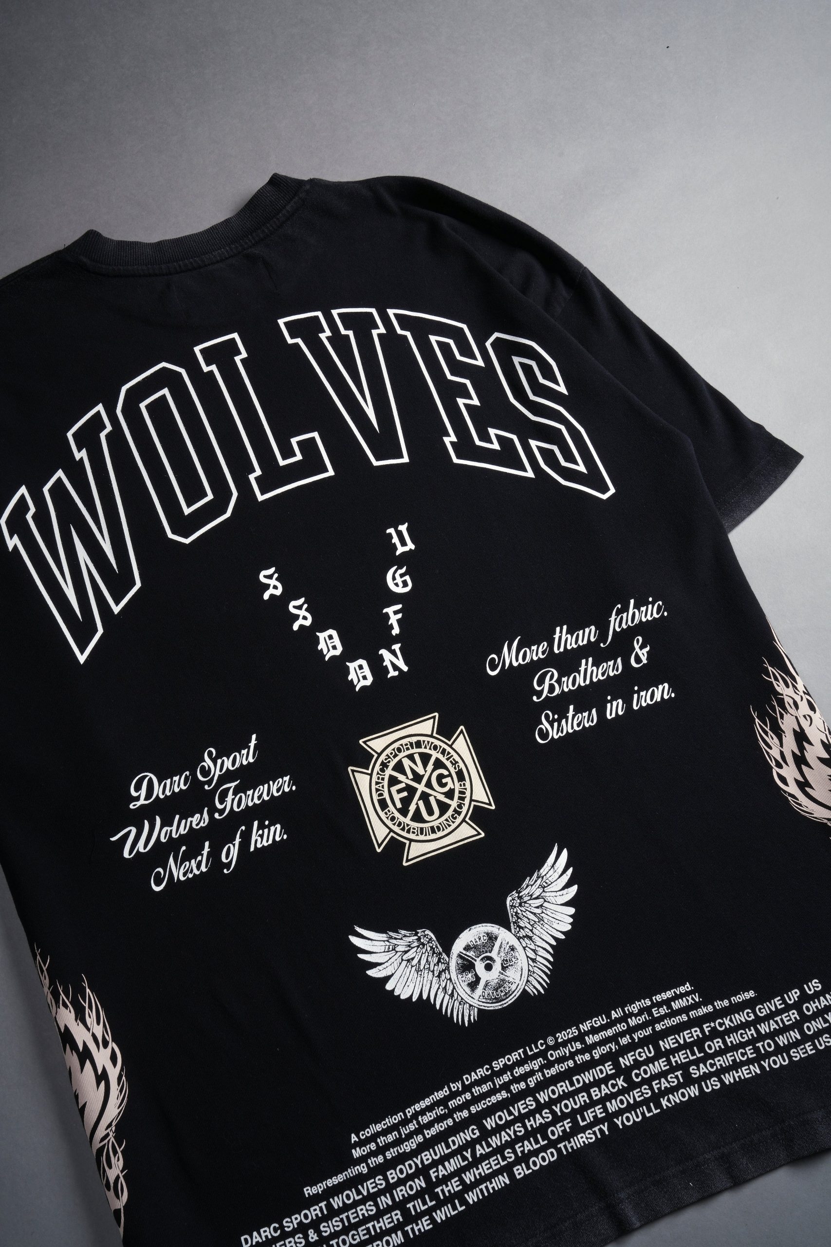 Our Lineage Premium Oversized Tee in Black - Image 6