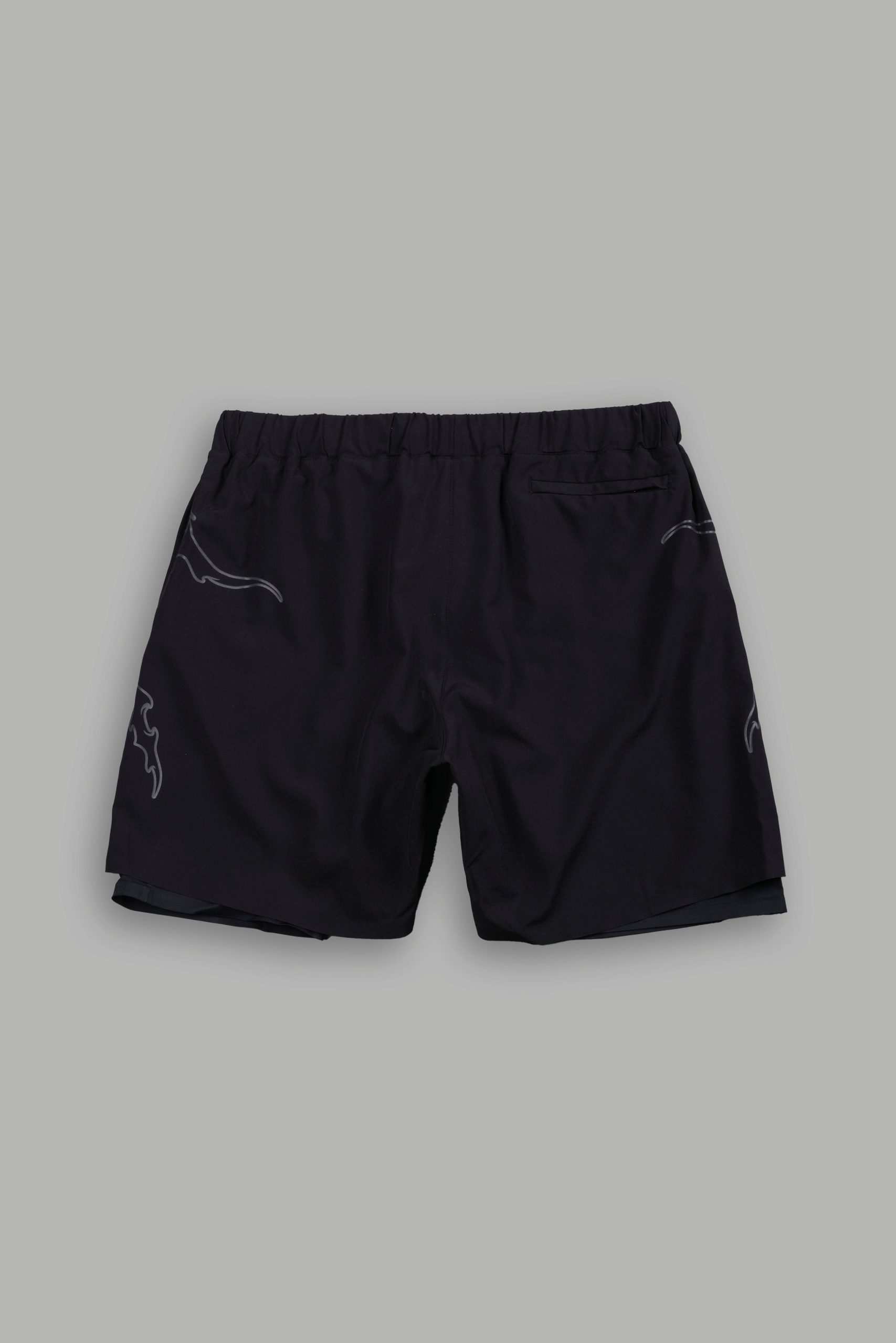 WLVS NFGU Compression Shorts in Black - Image 3