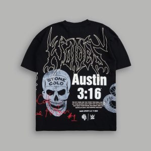 Austin 3:16 Premium Oversized Tee in Black