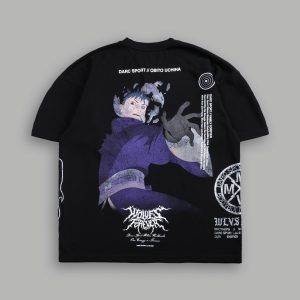 Obito Uchiha Side By Side Series Premium Tee in Black