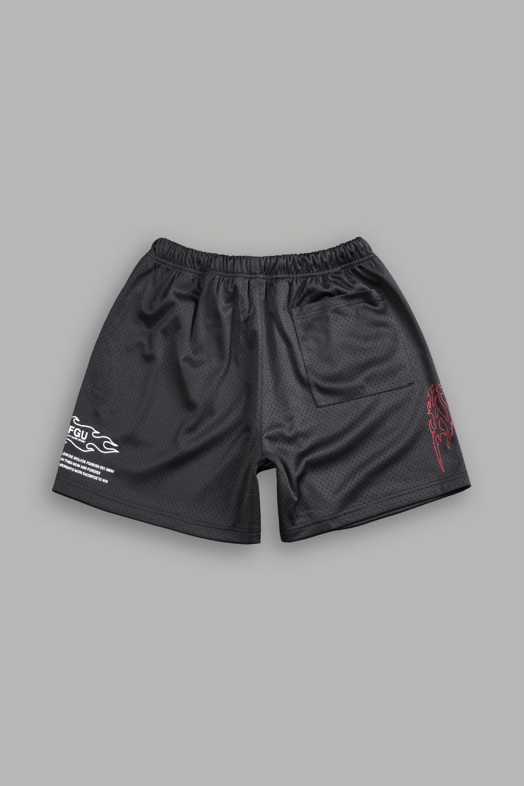 Shadow Hesh Mesh Shorts in Wolf Gray - Image 3