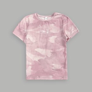 Cherub NFGU Eden S/S Tee in Blush Vintage Woodland Camo