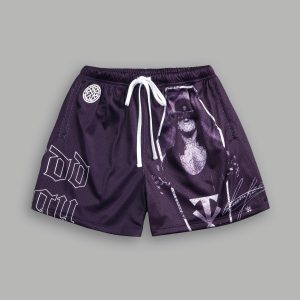 Piledriver Mesh Shorts in Phantom Purple