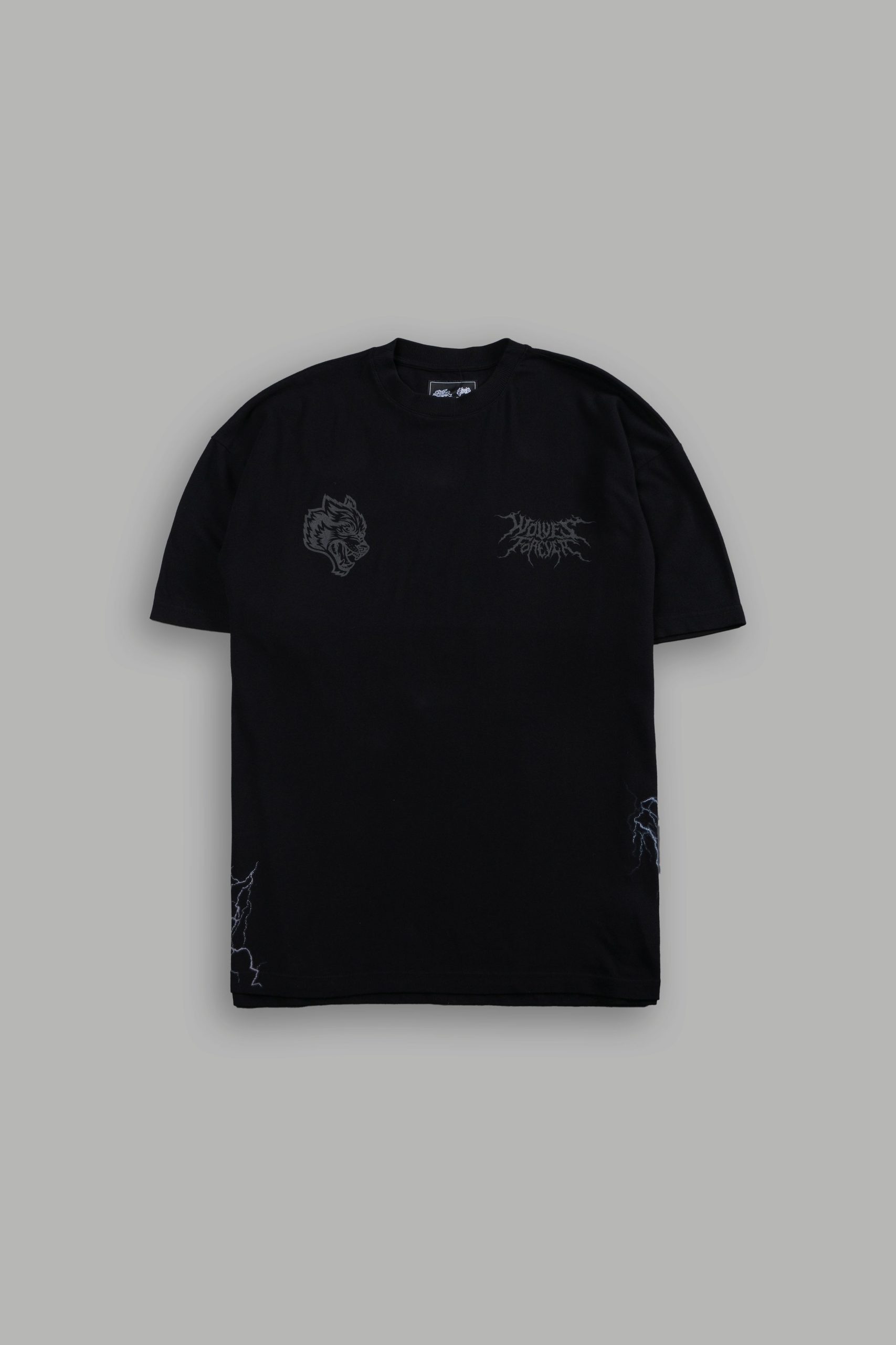Darc Akuma Side By Side Series Premium Oversized Tee in Black - Image 3