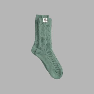 Wolf Patch Evey Socks in Rosemary