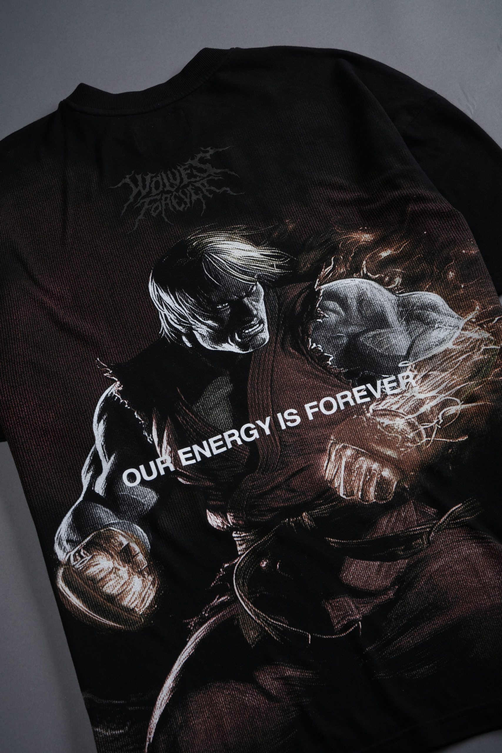 Darc Ken Side By Side Series Premium Oversized Tee in Black - Image 10