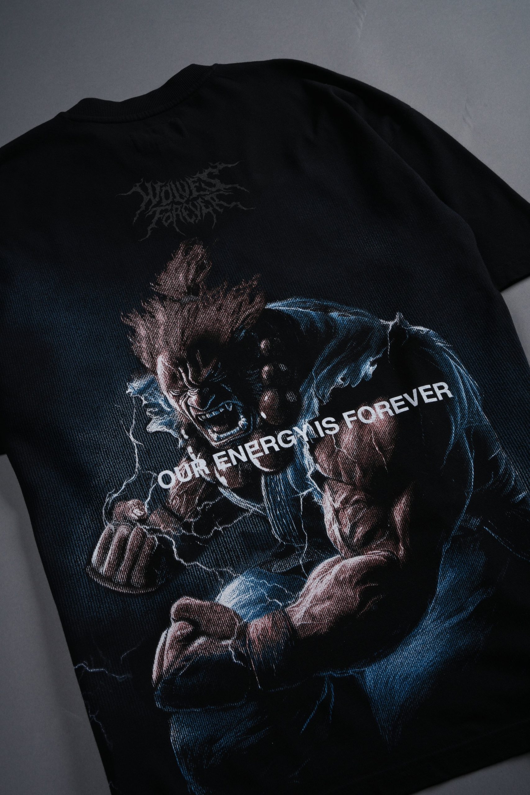 Darc Akuma Side By Side Series Premium Oversized Tee in Black - Image 7