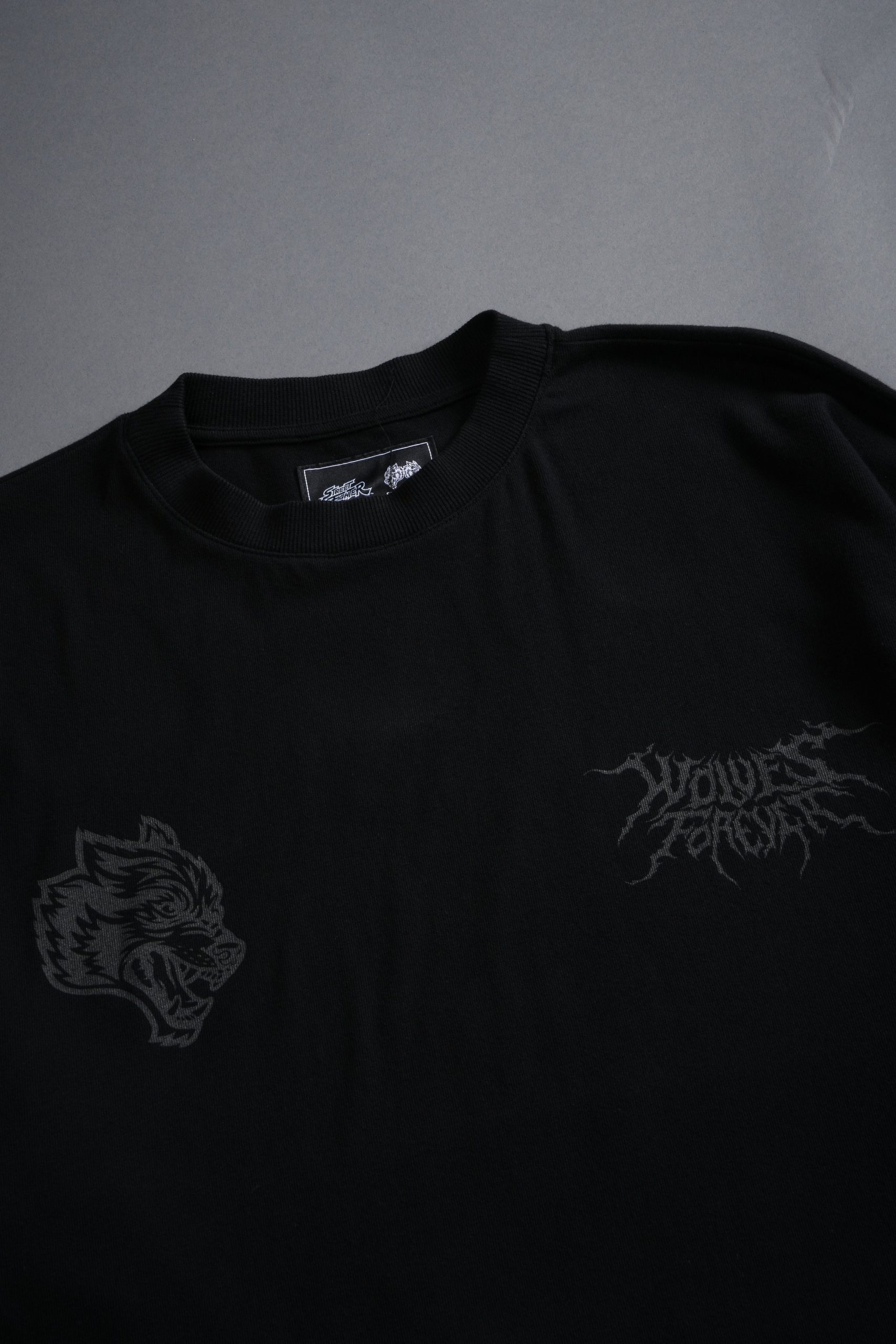 Darc Akuma Side By Side Series Premium Oversized Tee in Black - Image 8