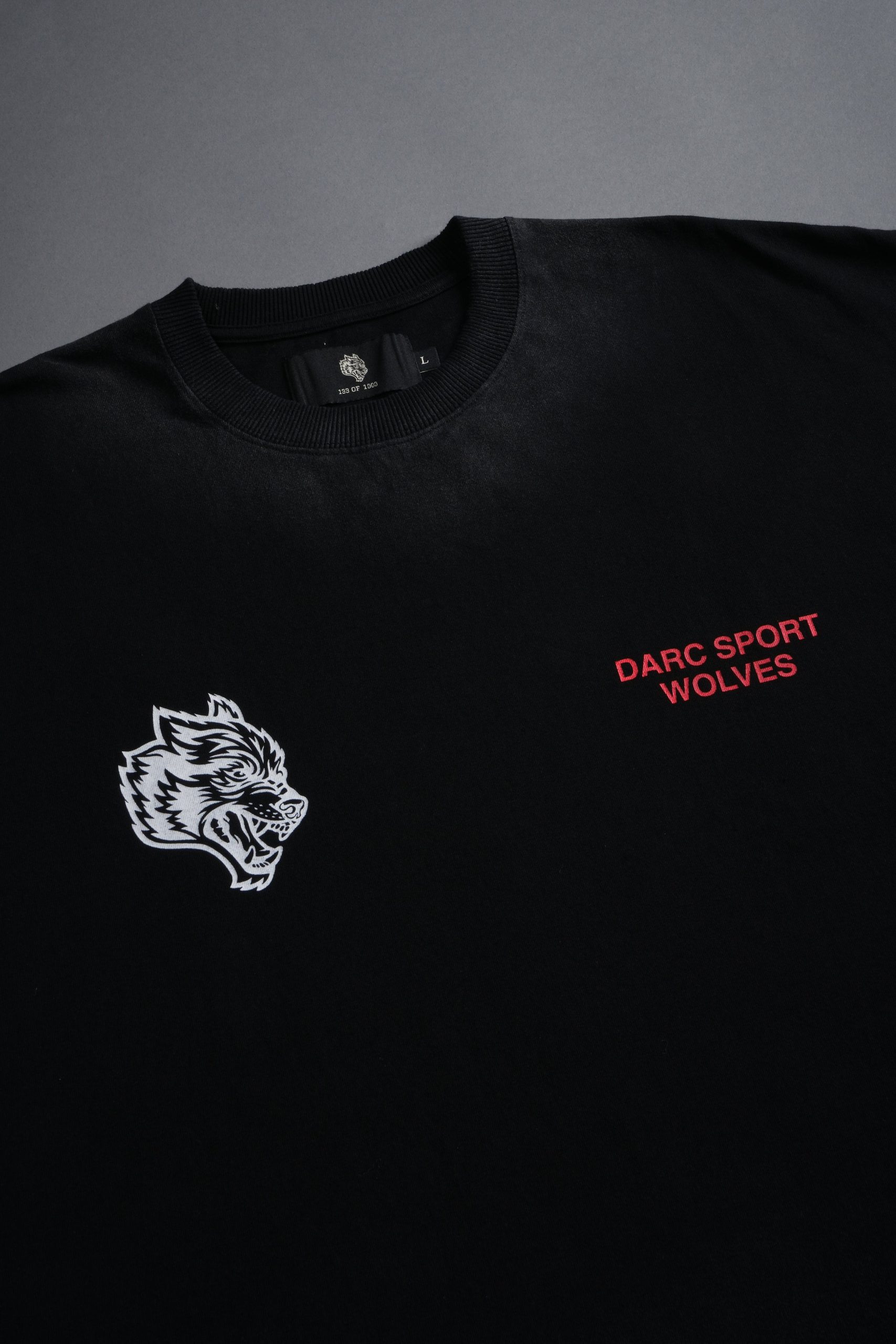 Pegasus Storm Grunge Cut-Off Tee in Black Drift Wash - Image 4