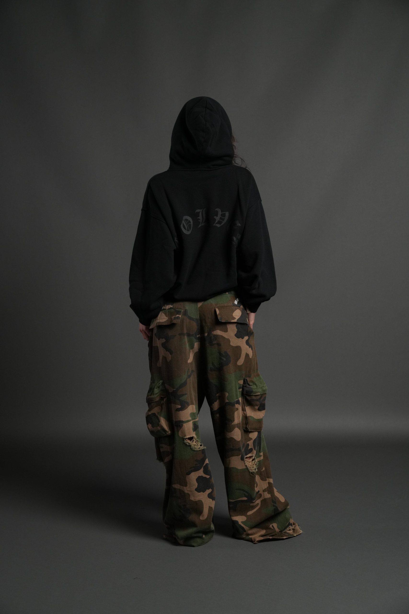 Mickey Mouse Pierce Hoodie in Black - Image 10