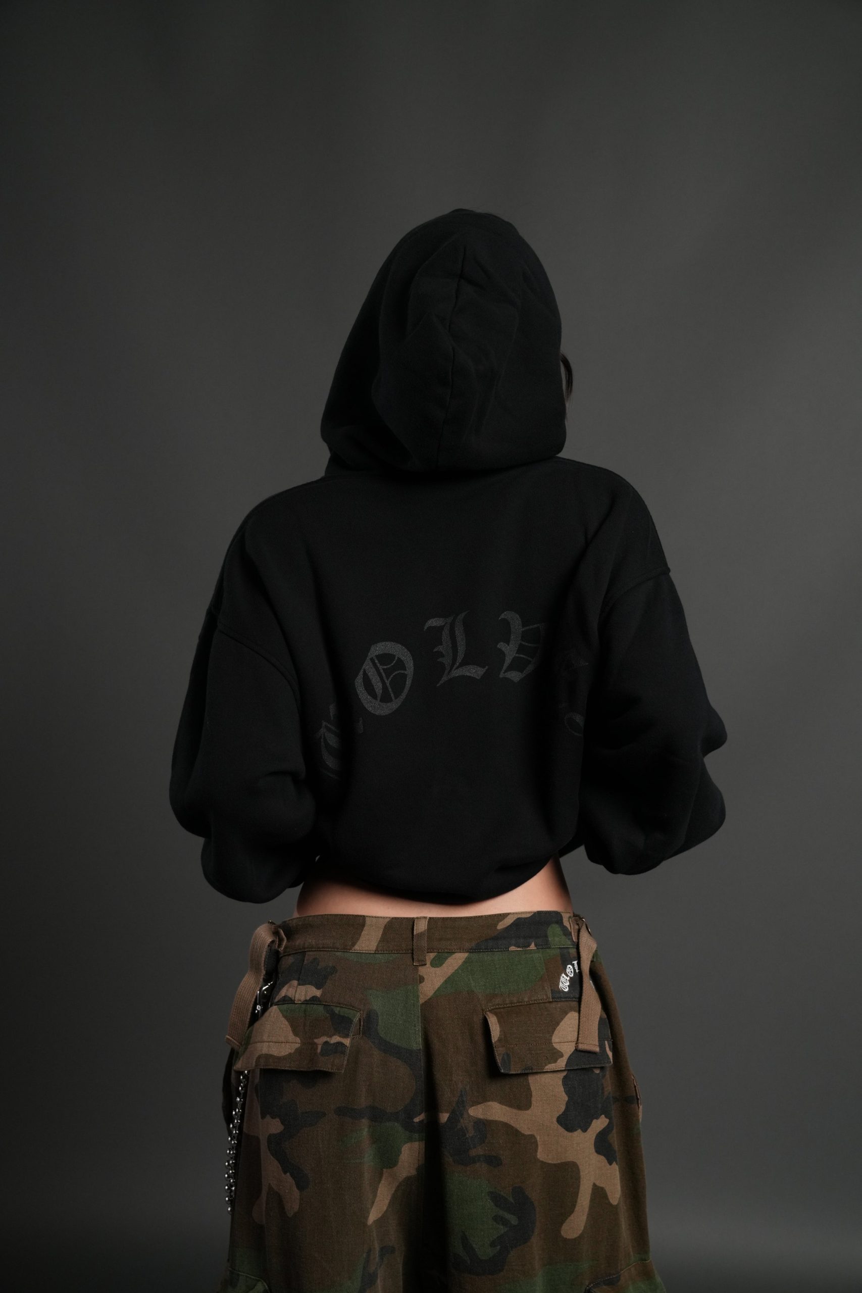 Mickey Mouse Pierce Hoodie in Black - Image 6