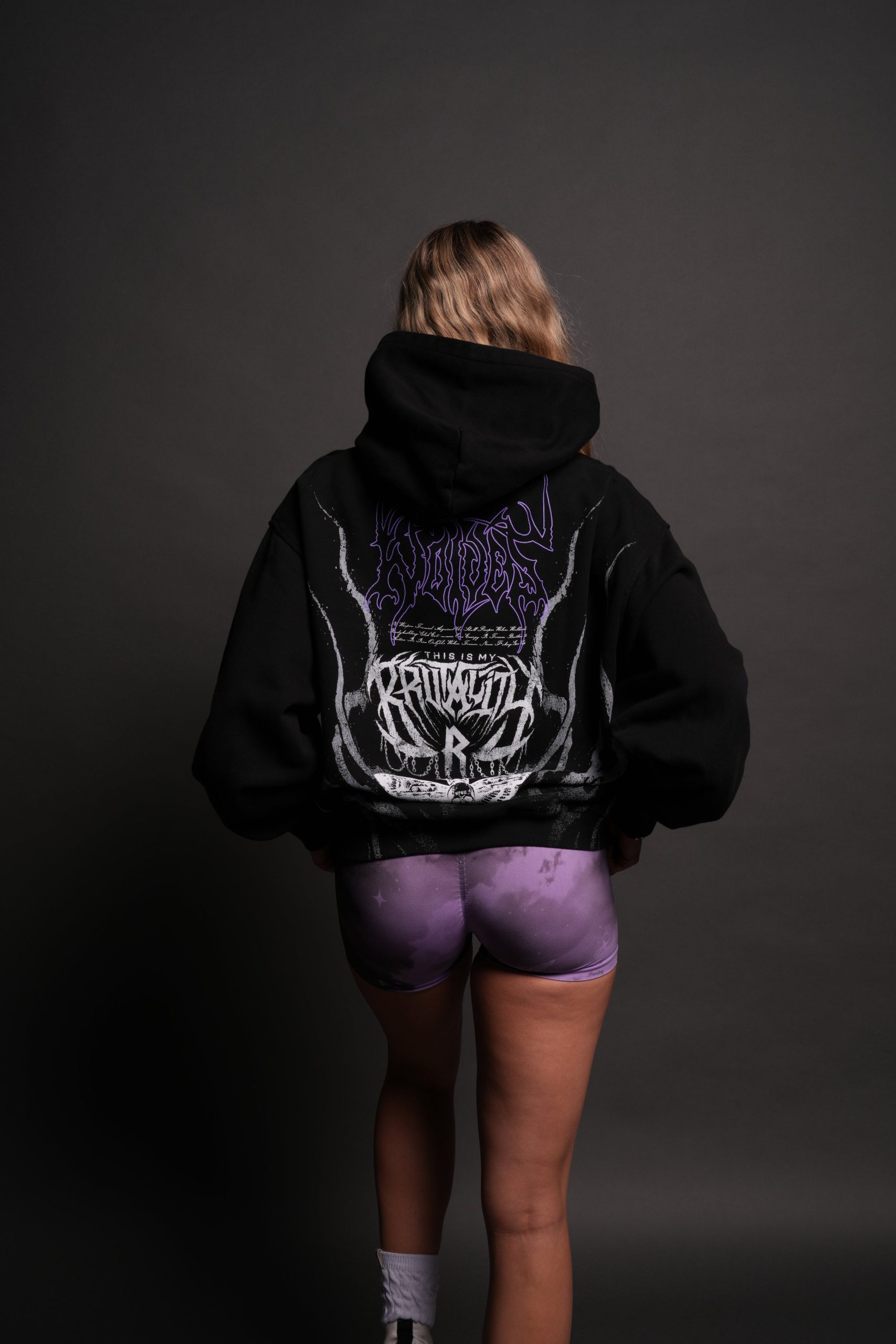 Brutality Pierce Hoodie in Black - Image 10