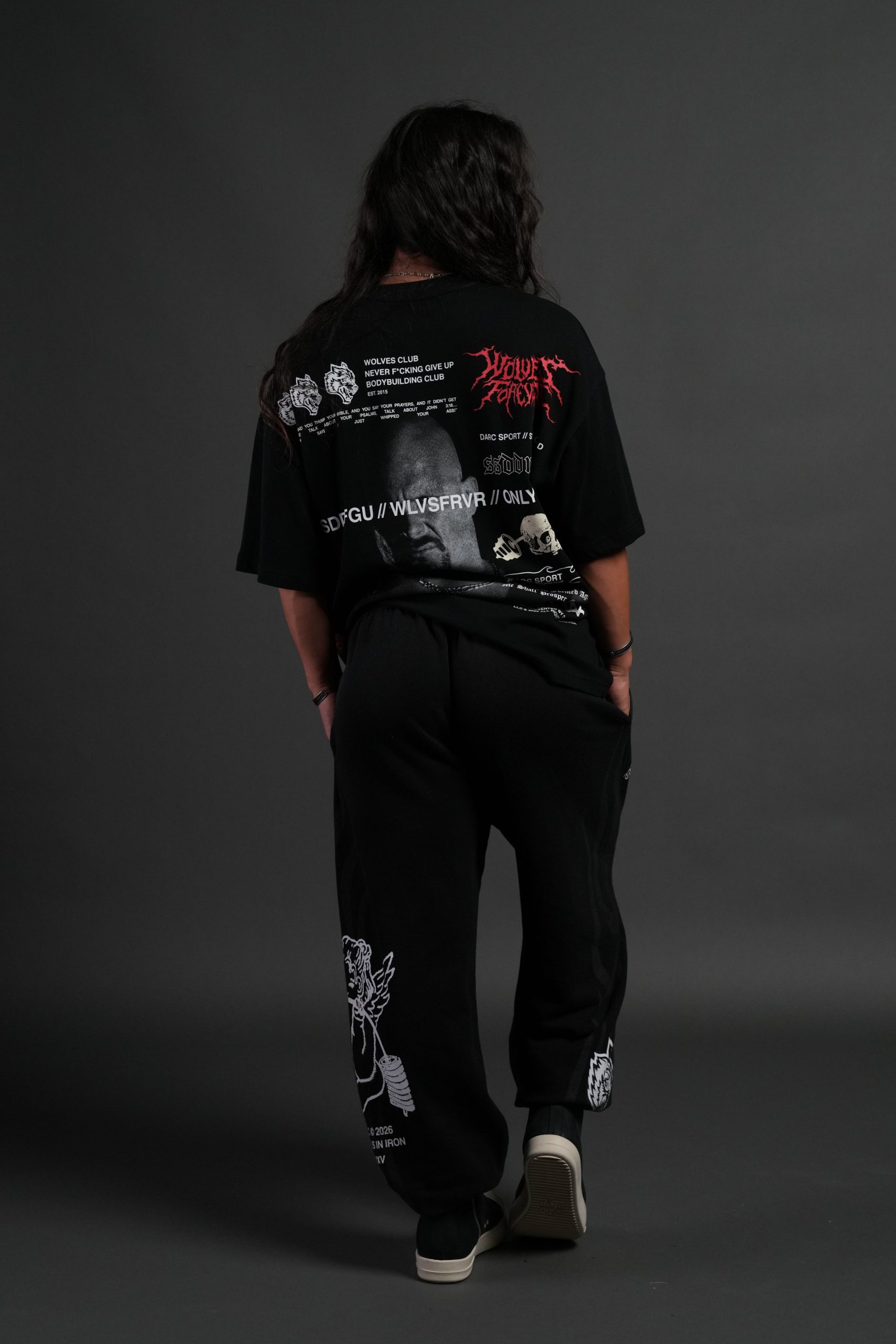 Stone Cold Law Premium Oversized Tee in Black - Image 12