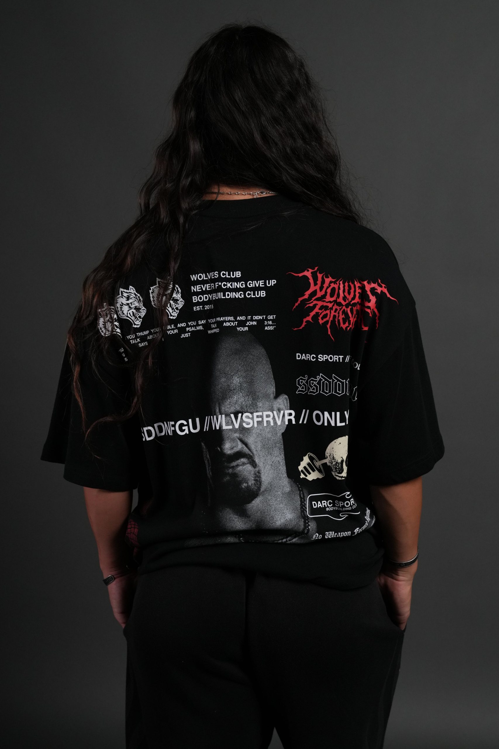 Stone Cold Law Premium Oversized Tee in Black - Image 10
