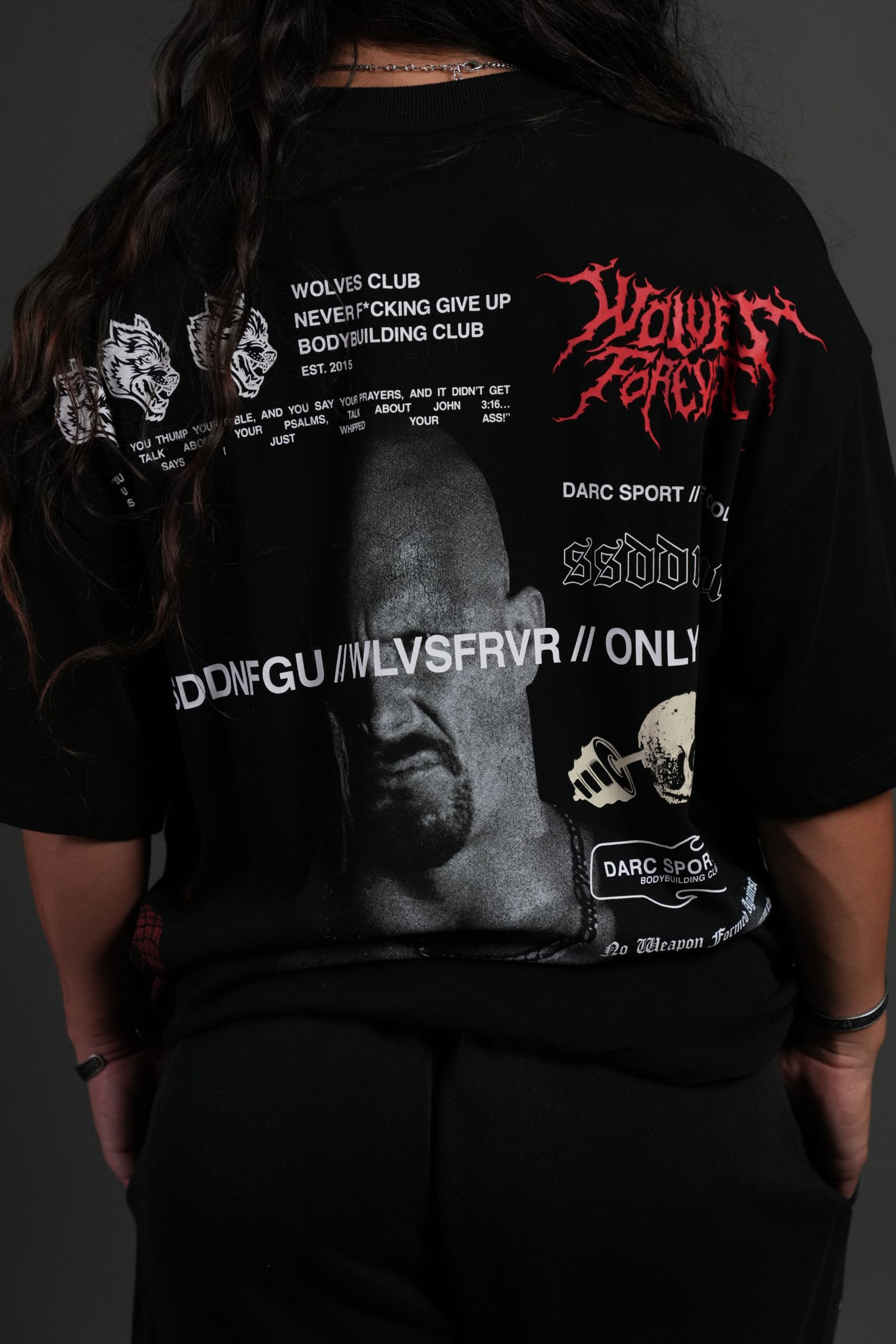 Stone Cold Law Premium Oversized Tee in Black - Image 14