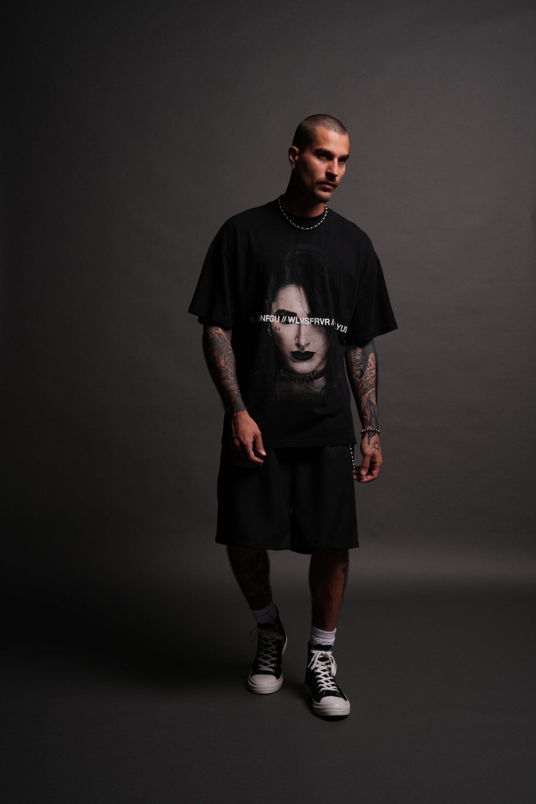 Ripley Premium Oversized Tee in Black - Image 5