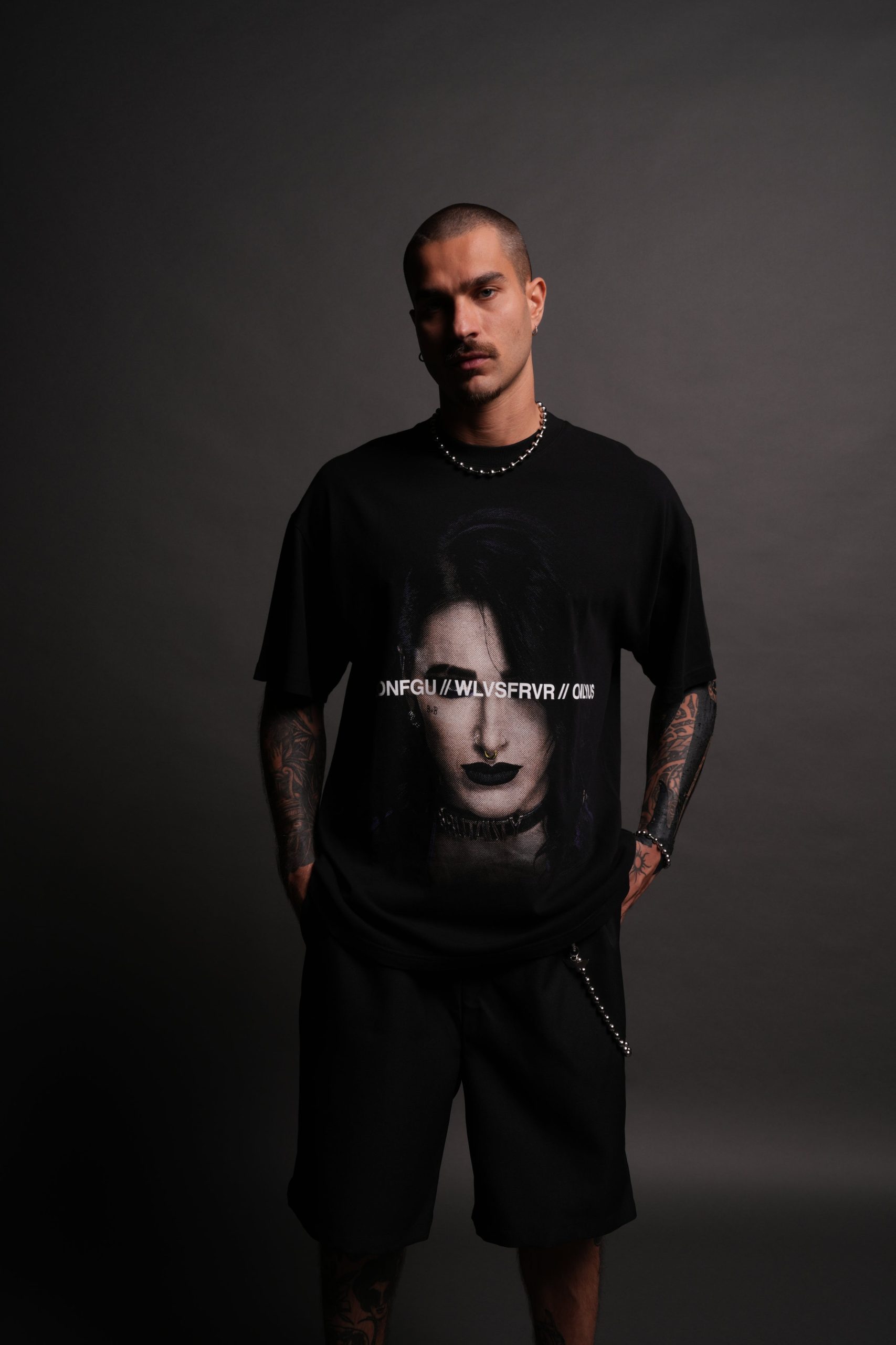 Ripley Premium Oversized Tee in Black - Image 4