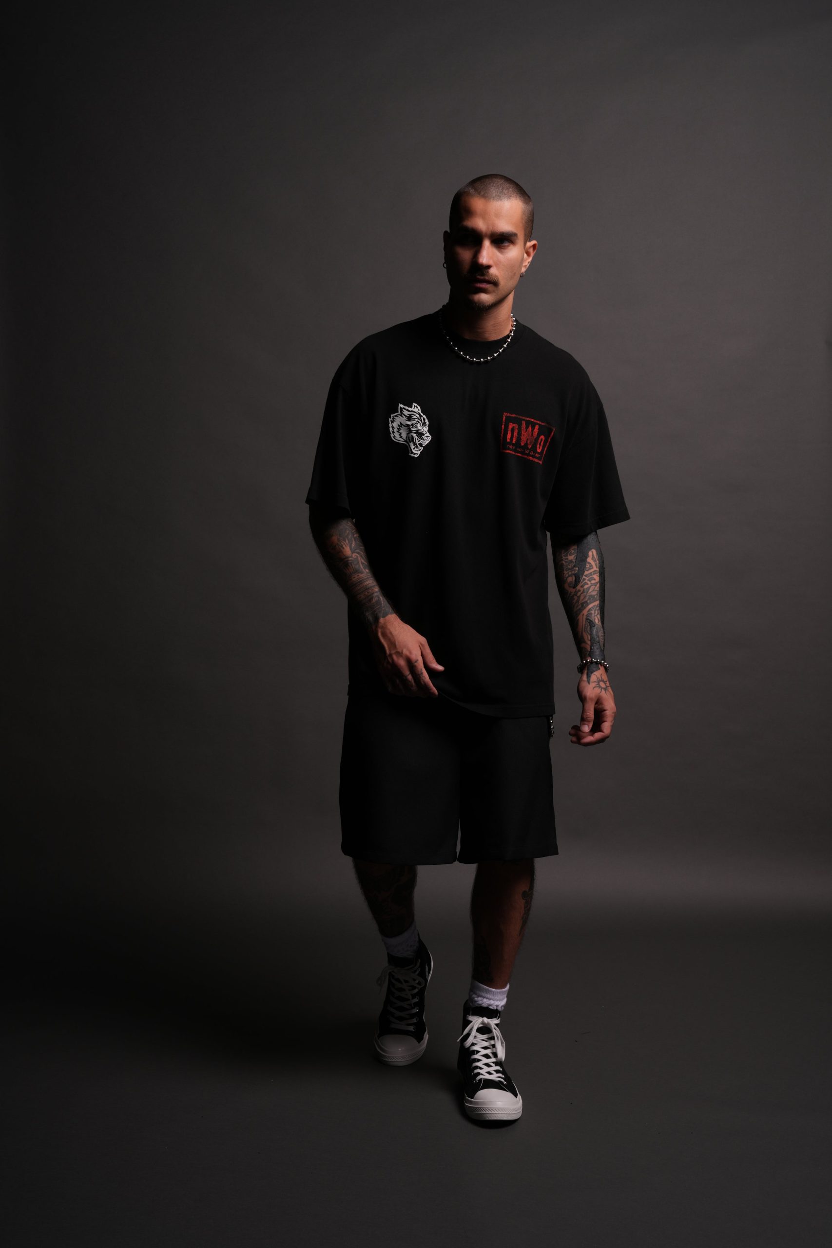 NWO Premium Oversized Tee in Black - Image 6