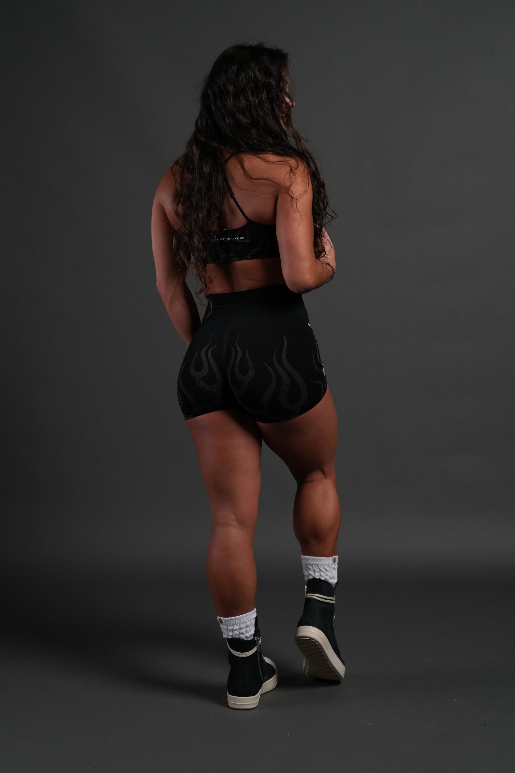 Hellfire Maya Soft Seamless Bra in Black - Image 4