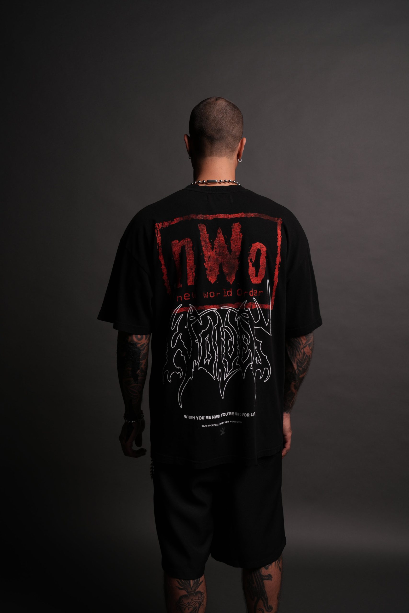 NWO Premium Oversized Tee in Black - Image 4