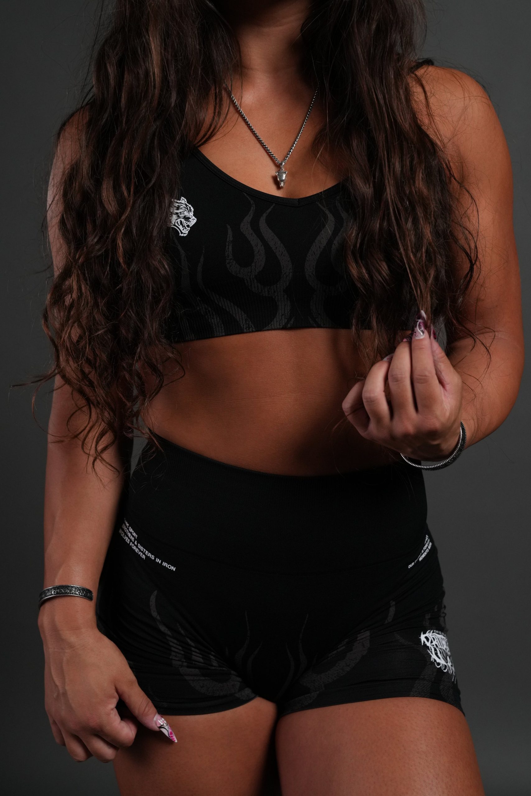 Hellfire Maya Soft Seamless Bra in Black - Image 5