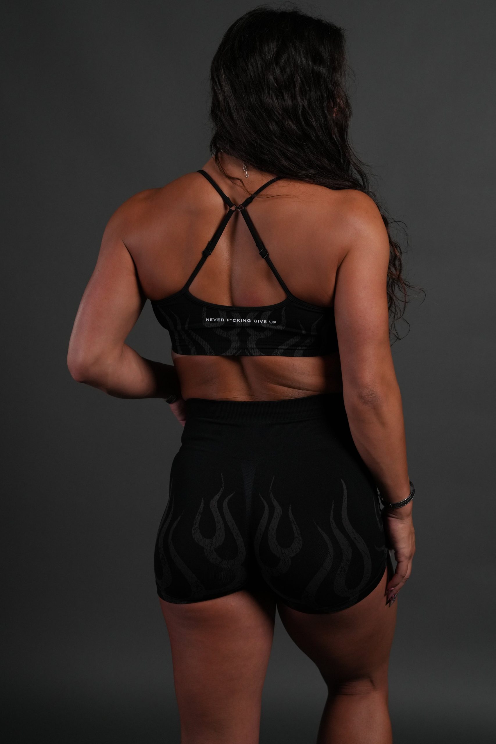 Hellfire Maya Soft Seamless Bra in Black - Image 2