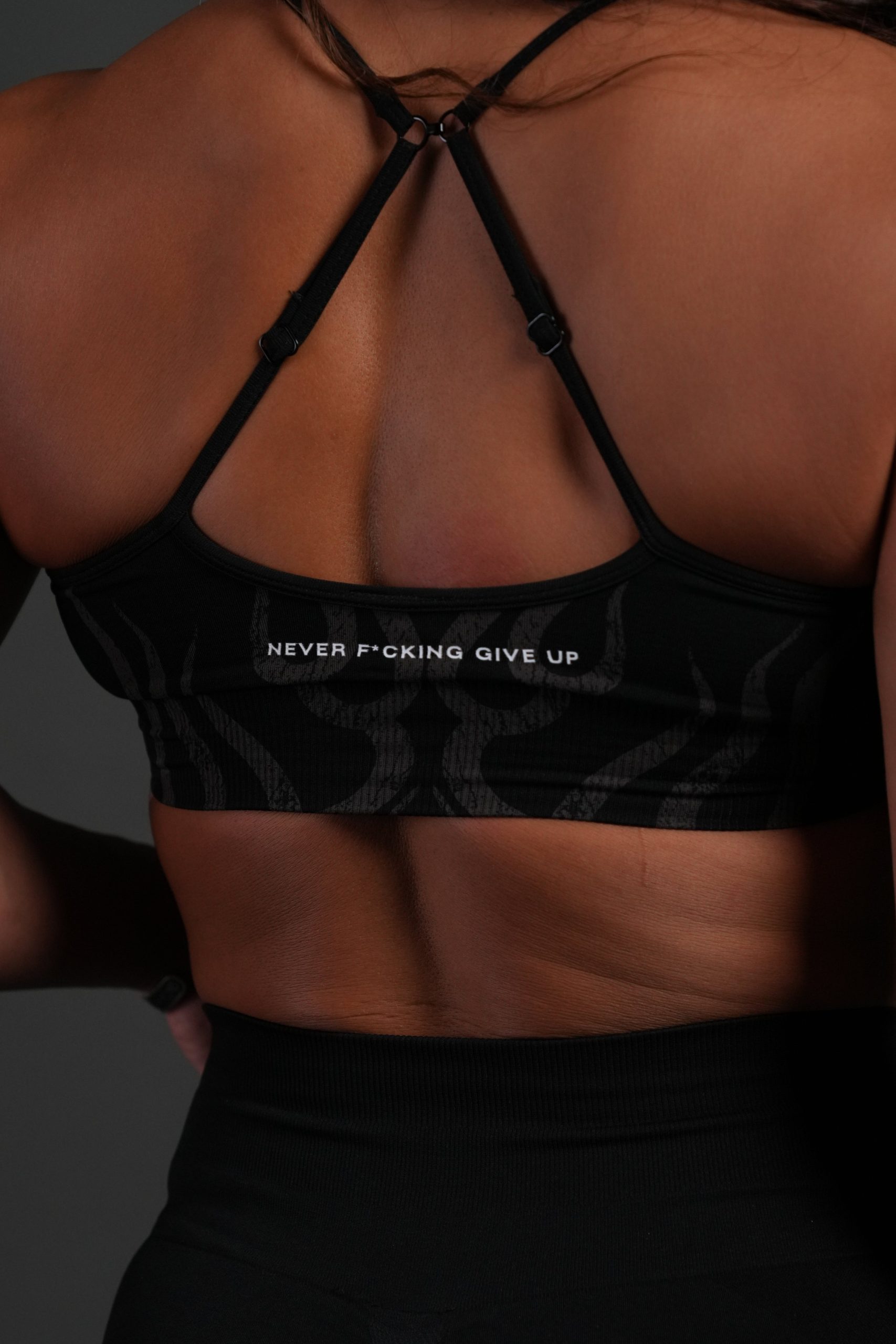 Hellfire Maya Soft Seamless Bra in Black - Image 6