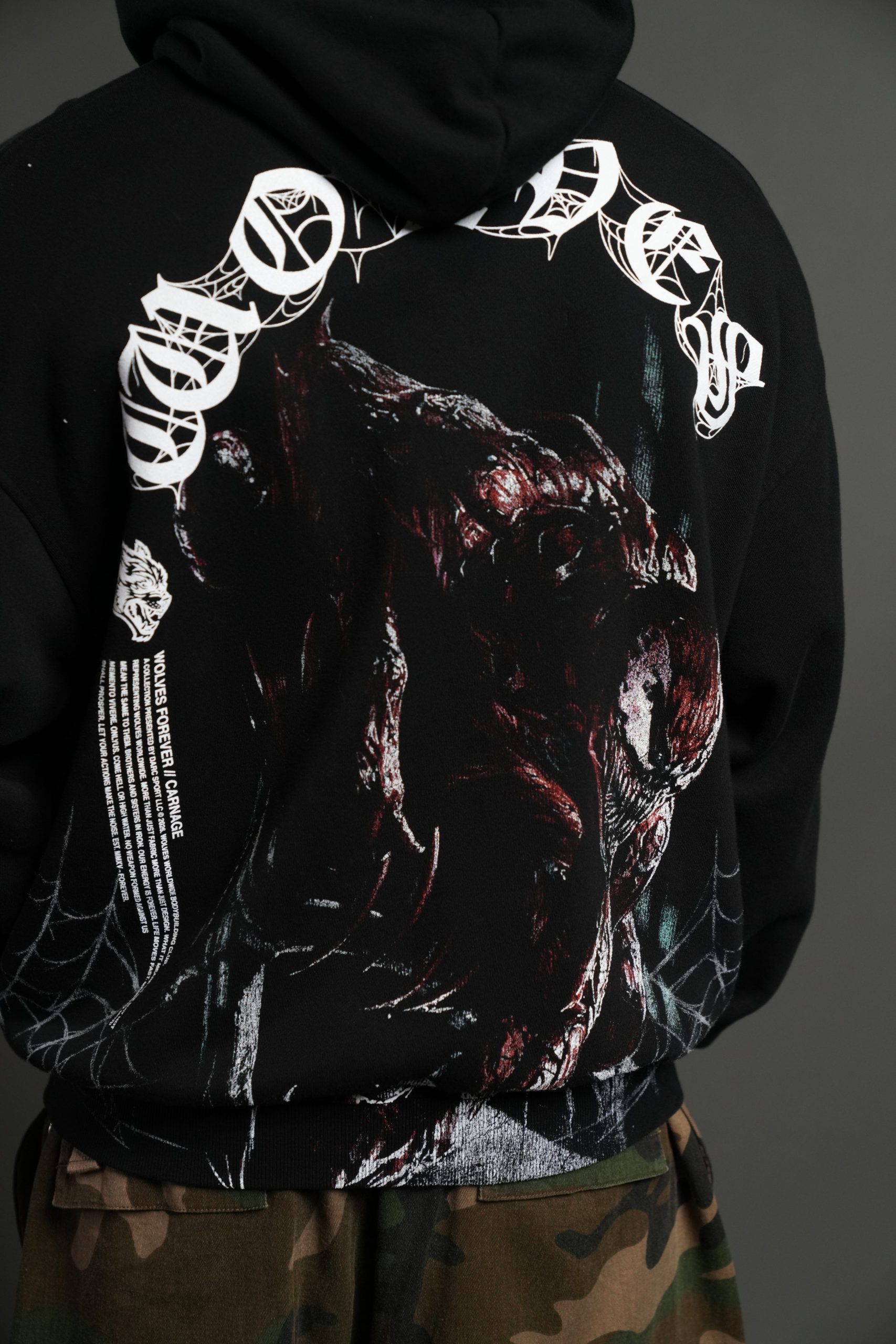 Carnage Forever Pierce Hoodie in Black - Image 16
