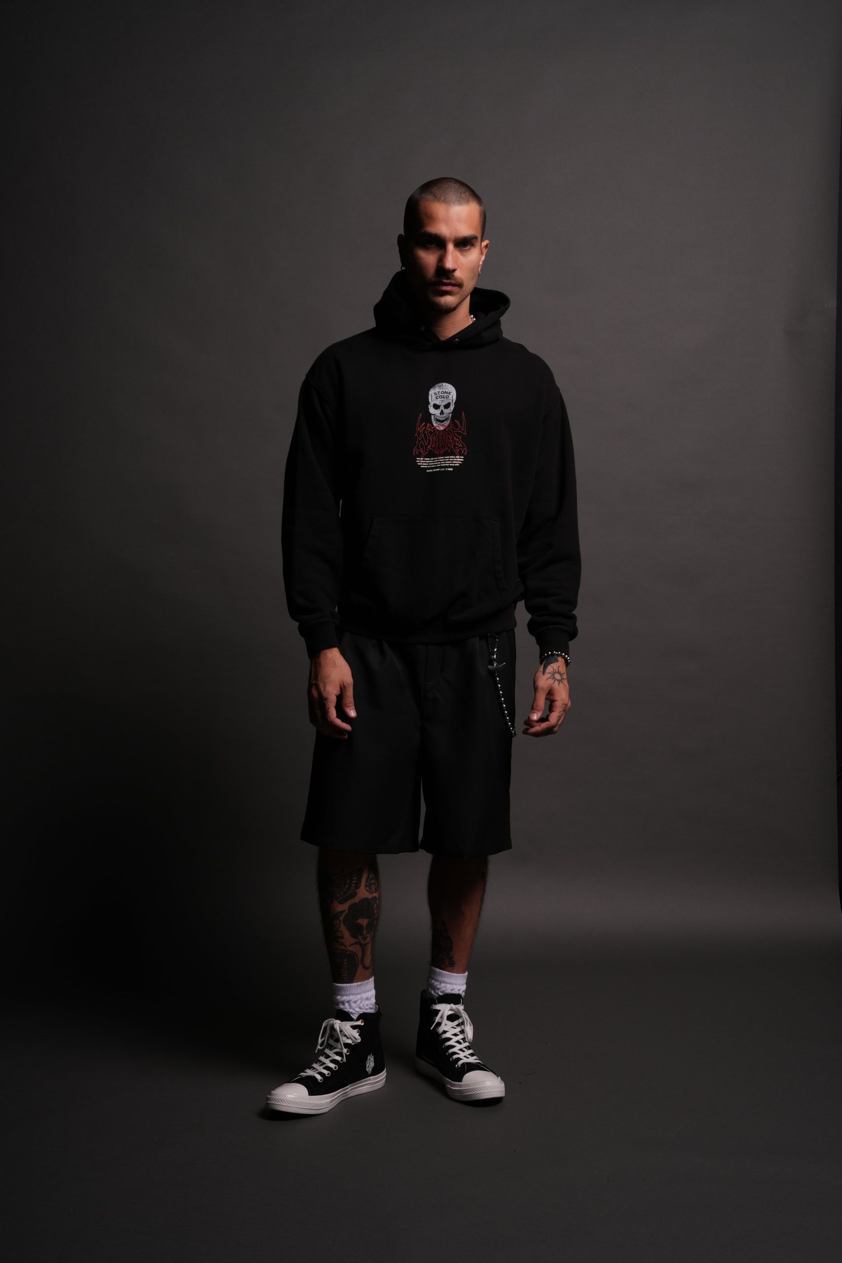 Austin 3:16 Pierce Hoodie in Black - Image 6