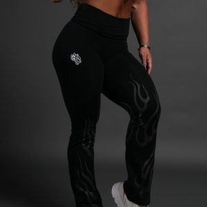 Hellfire Romy Foldover Pants in Black