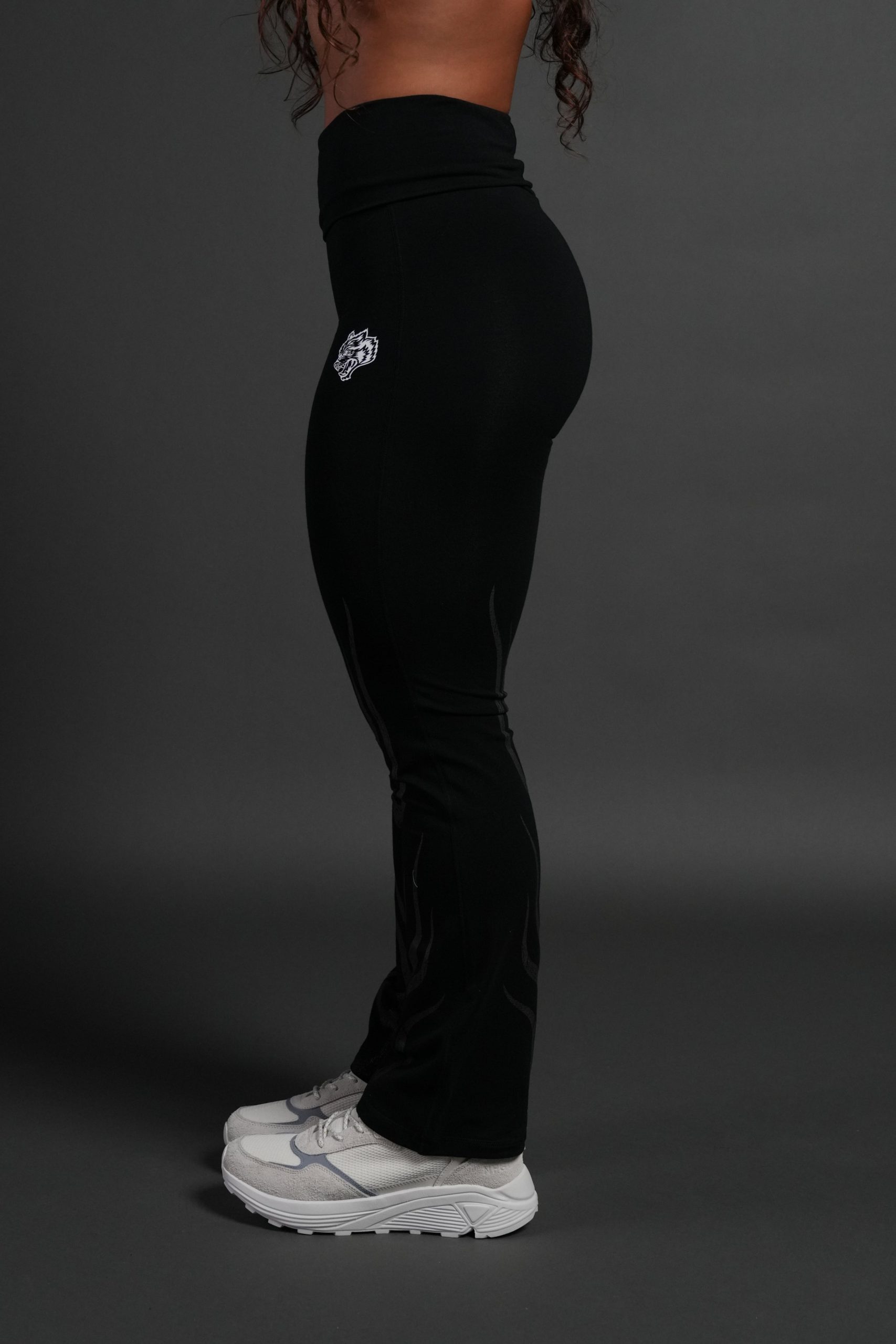 Hellfire Romy Foldover Pants in Black - Image 2