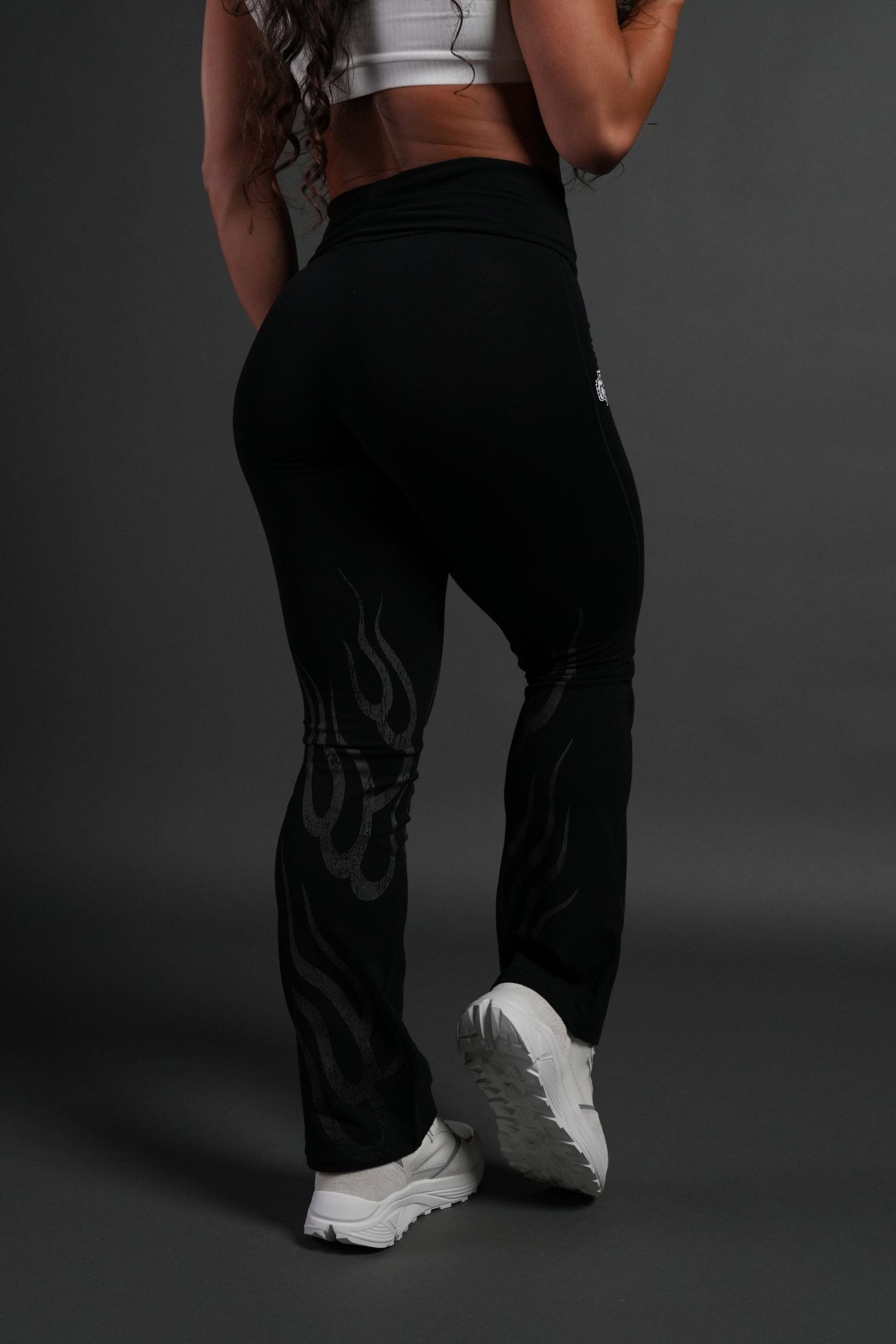 Hellfire Romy Foldover Pants in Black - Image 3