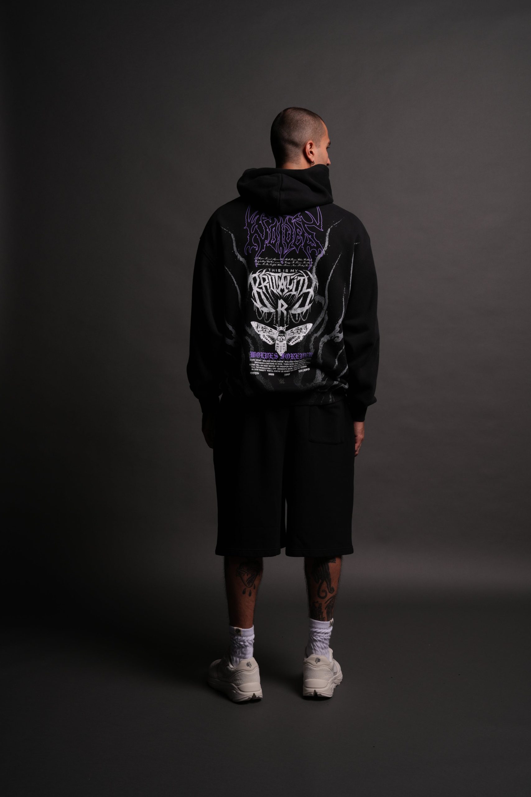 Brutality Pierce Hoodie in Black - Image 5