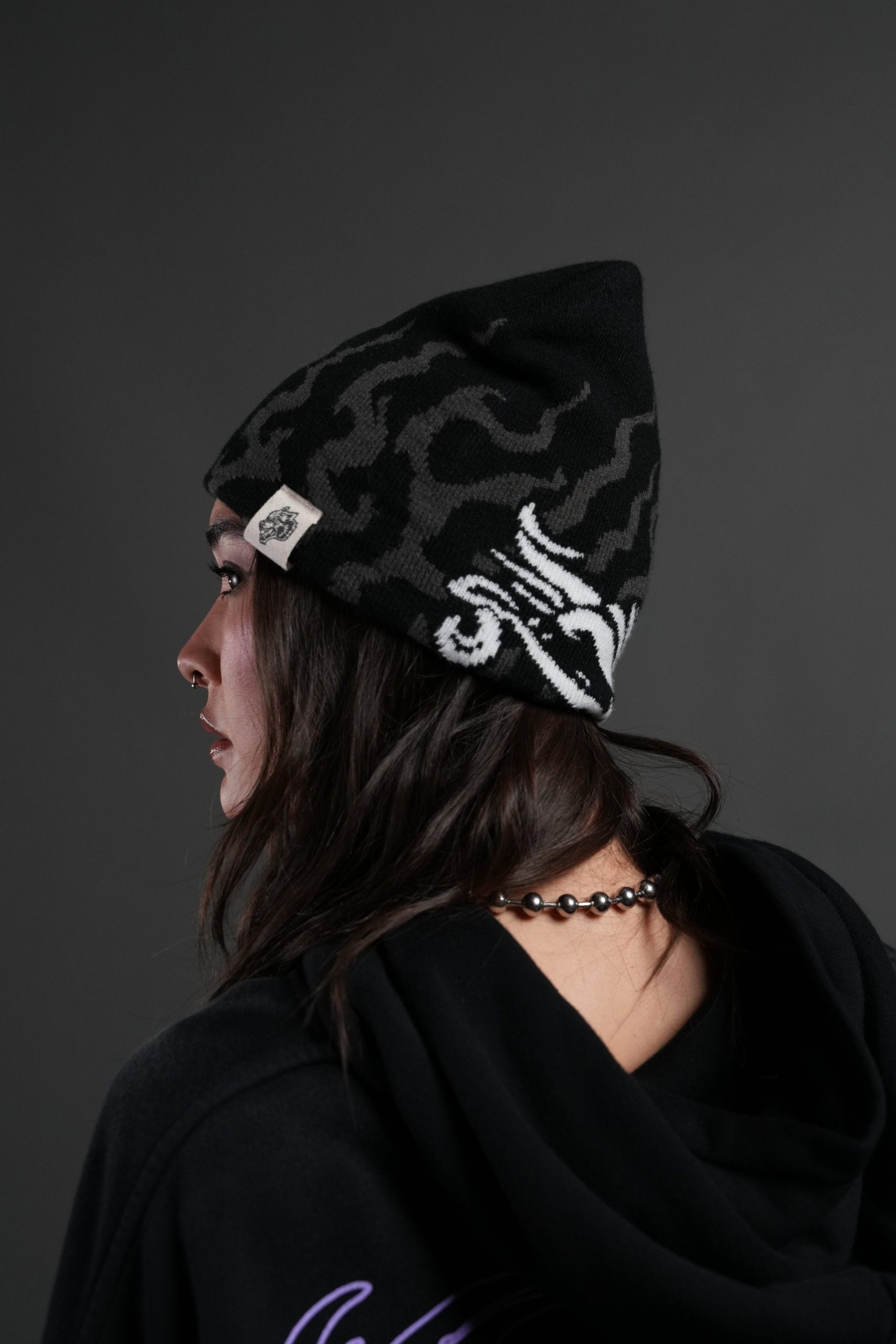 Big Brock Cap Beanie in Black - Image 5