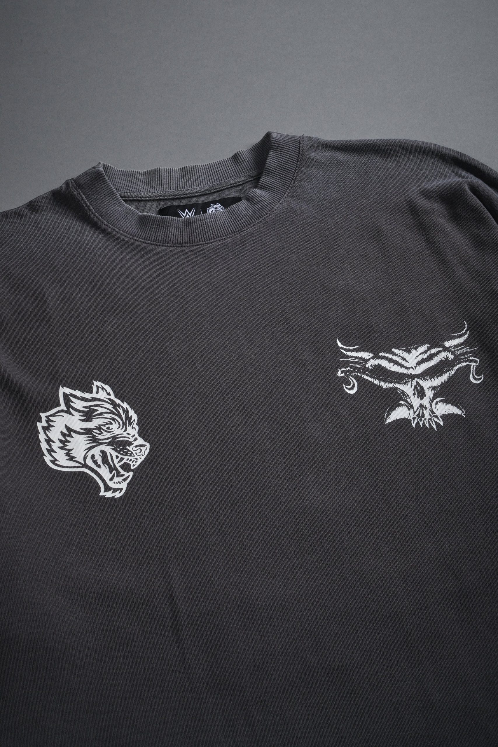 Feed the Beast Premium Oversized Tee in Wolf Gray - Image 7