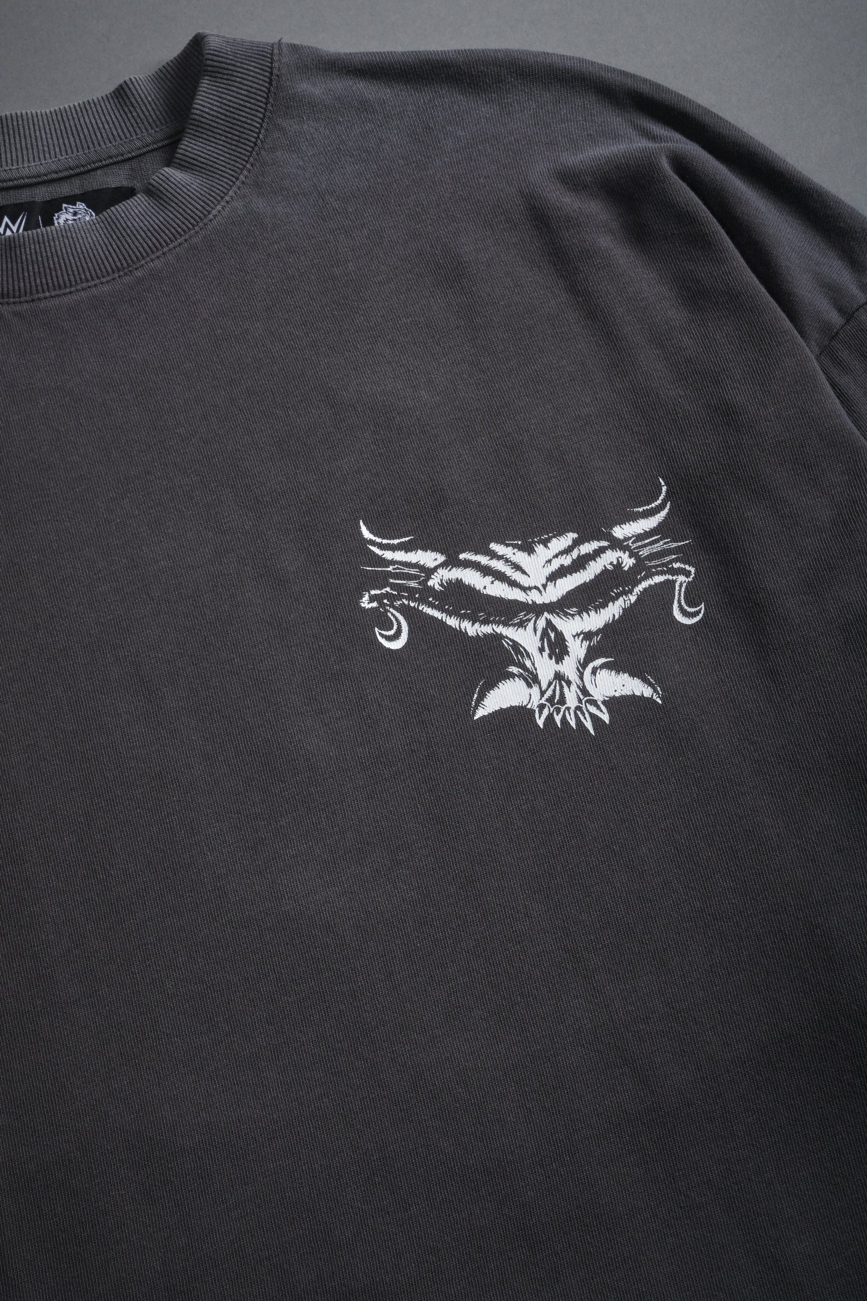 Feed the Beast Premium Oversized Tee in Wolf Gray - Image 8