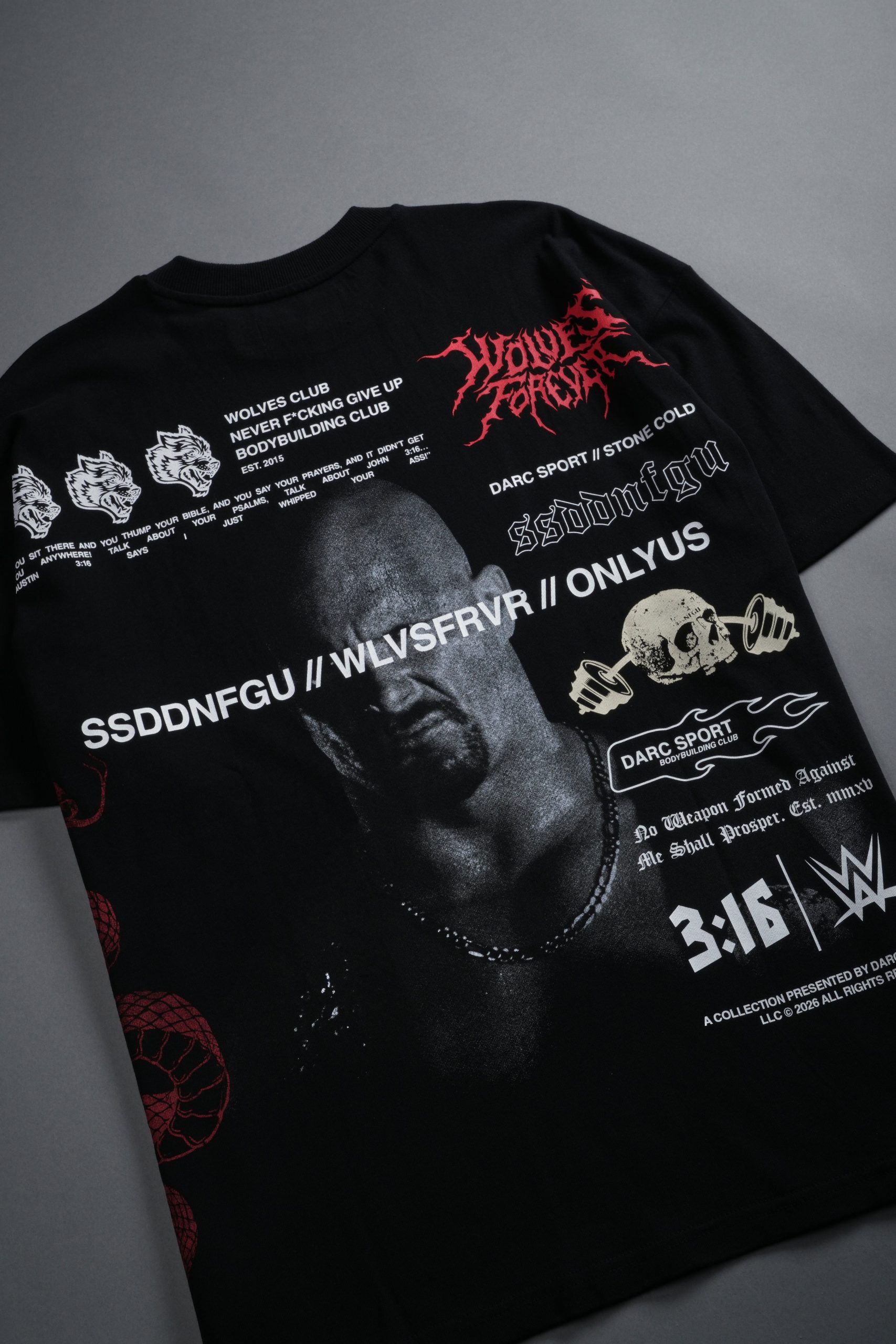 Stone Cold Law Premium Oversized Tee in Black - Image 16