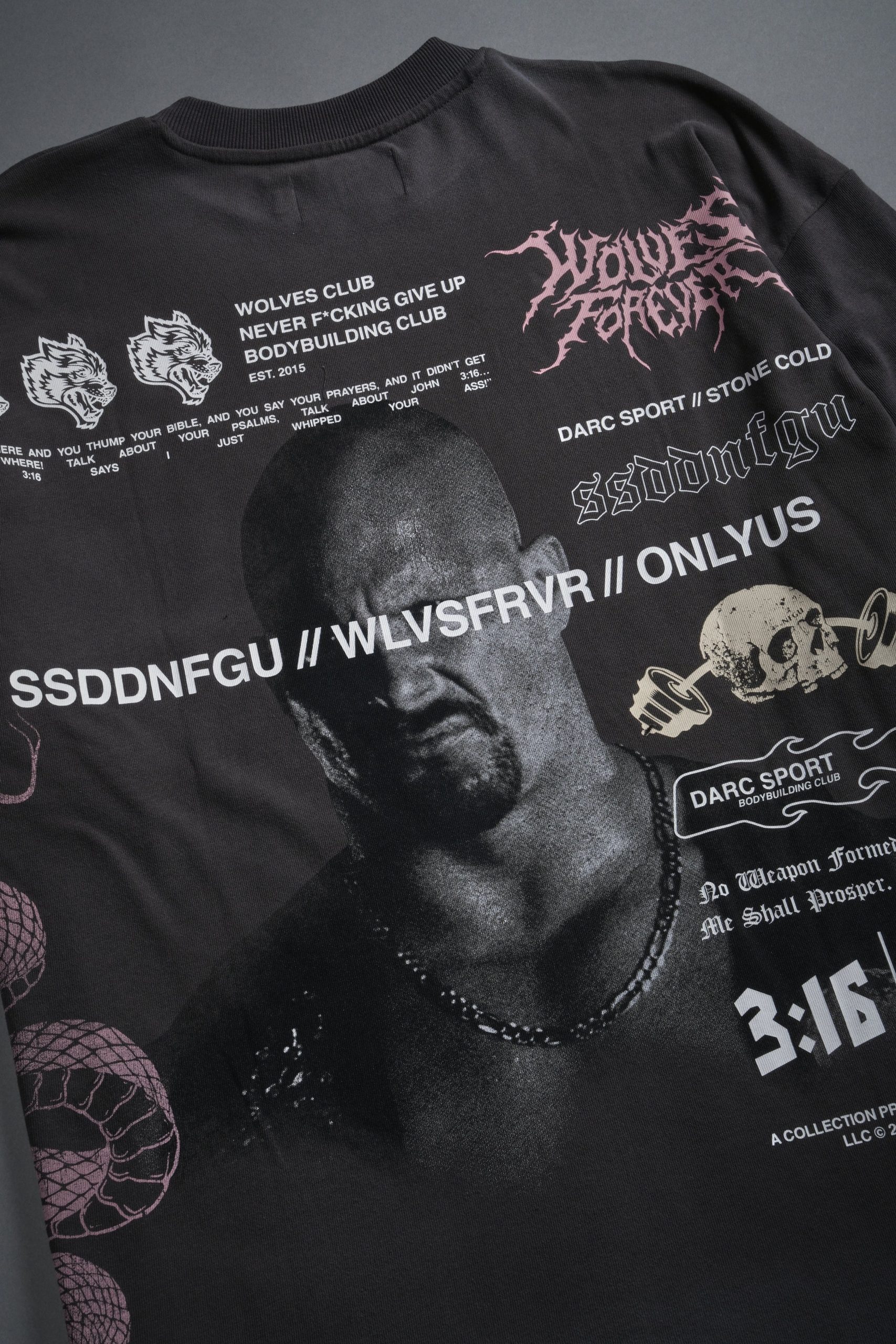 Stone Cold Law Premium Oversized Tee in Wolf Gray Drift Wash - Image 11