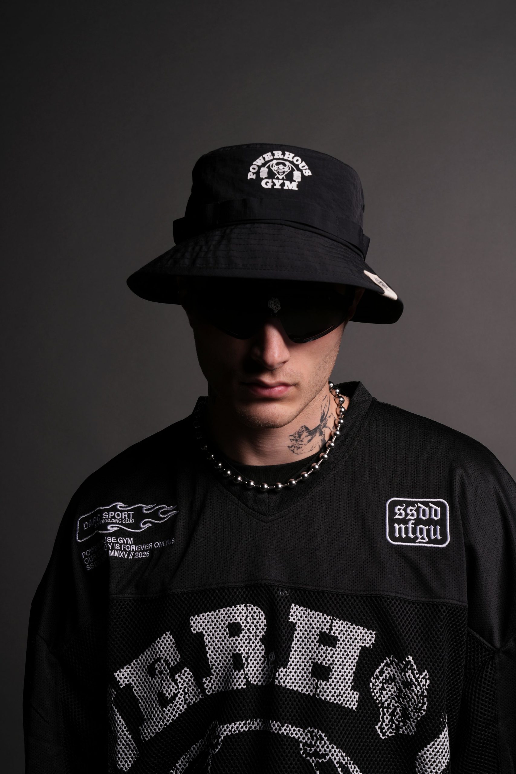 Powerhouse Of The Wolves Forever Boonie Bucket Hat in Black - Image 4