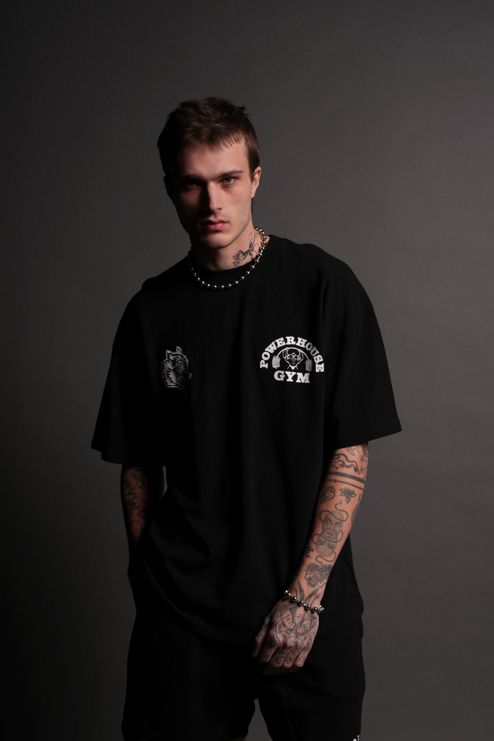 NFGU Powerhouse Premium Oversized Tee in Black - Image 2