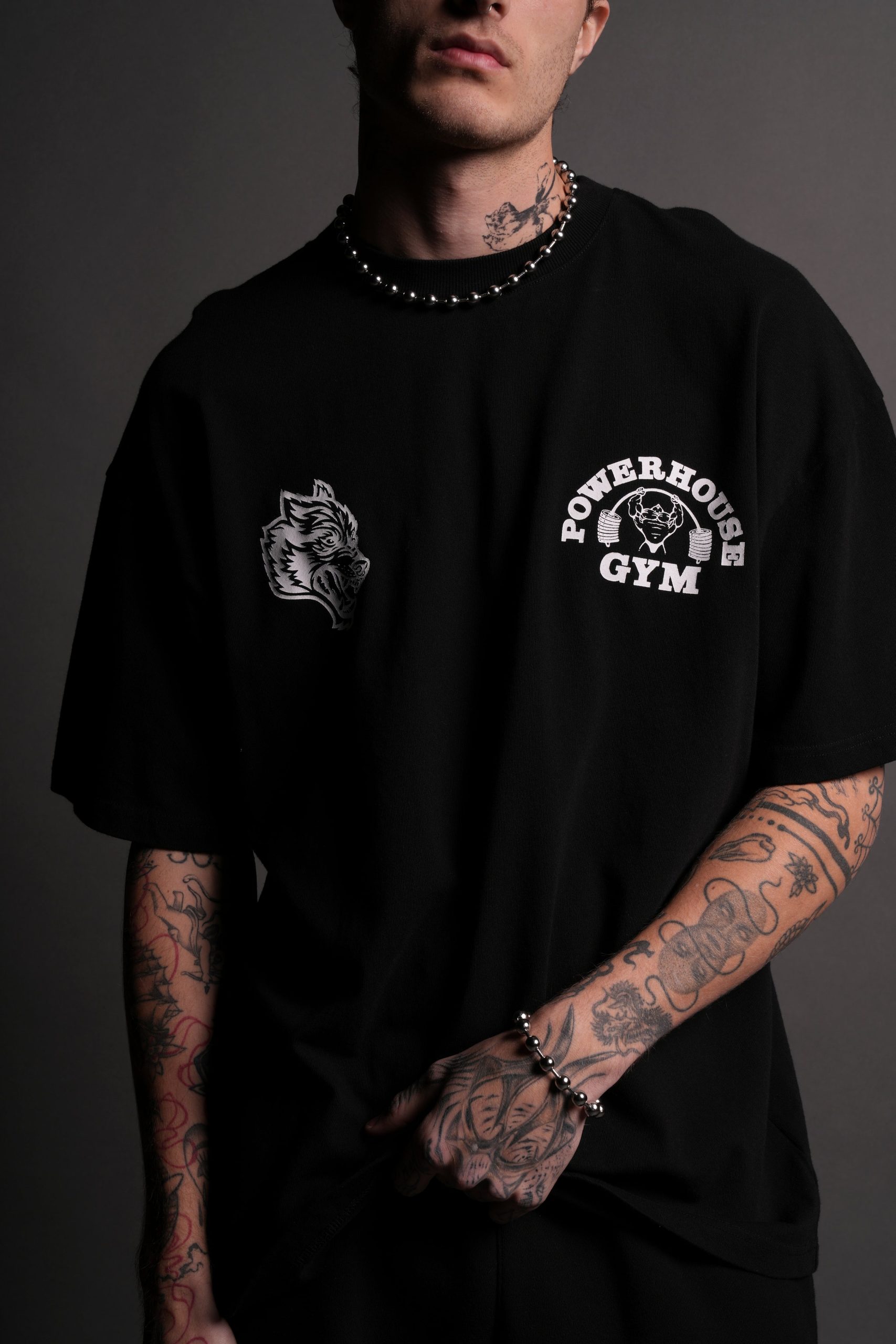 NFGU Powerhouse Premium Oversized Tee in Black - Image 7