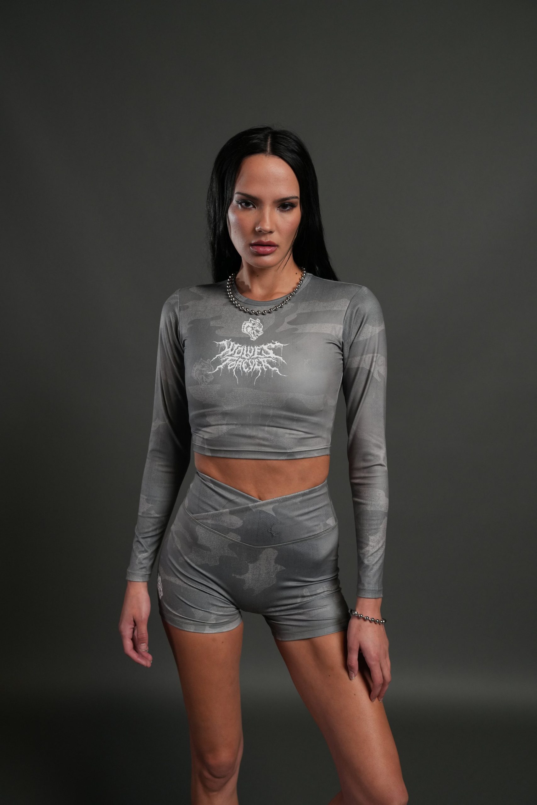 Dual Pearl Shorts in Lush Vintage Woodland Camo - Image 5